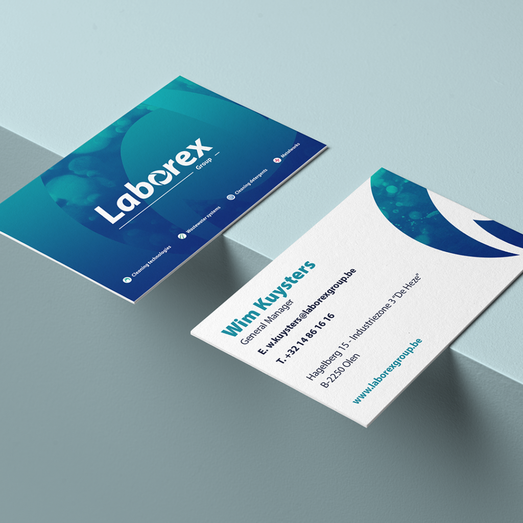 Laborex Group Business Card Mockup