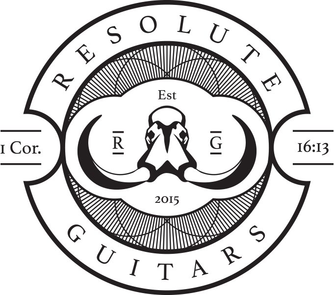 Resolute guitars Logo Full