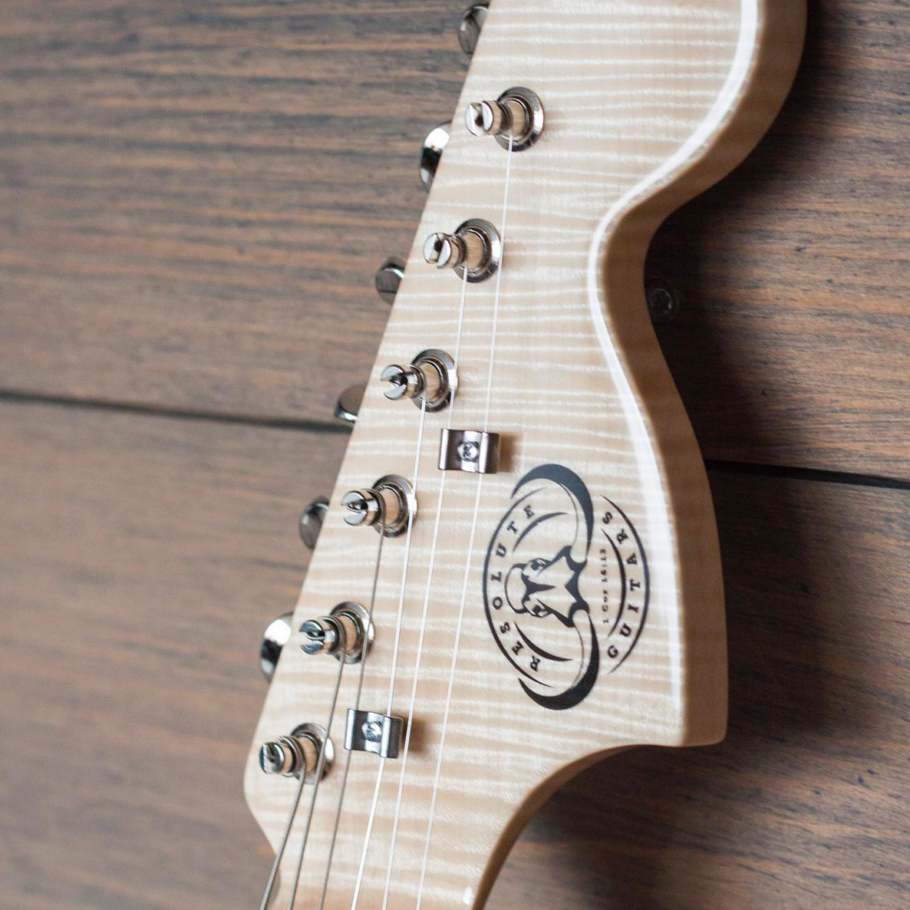 Resolute Guitars Headstock