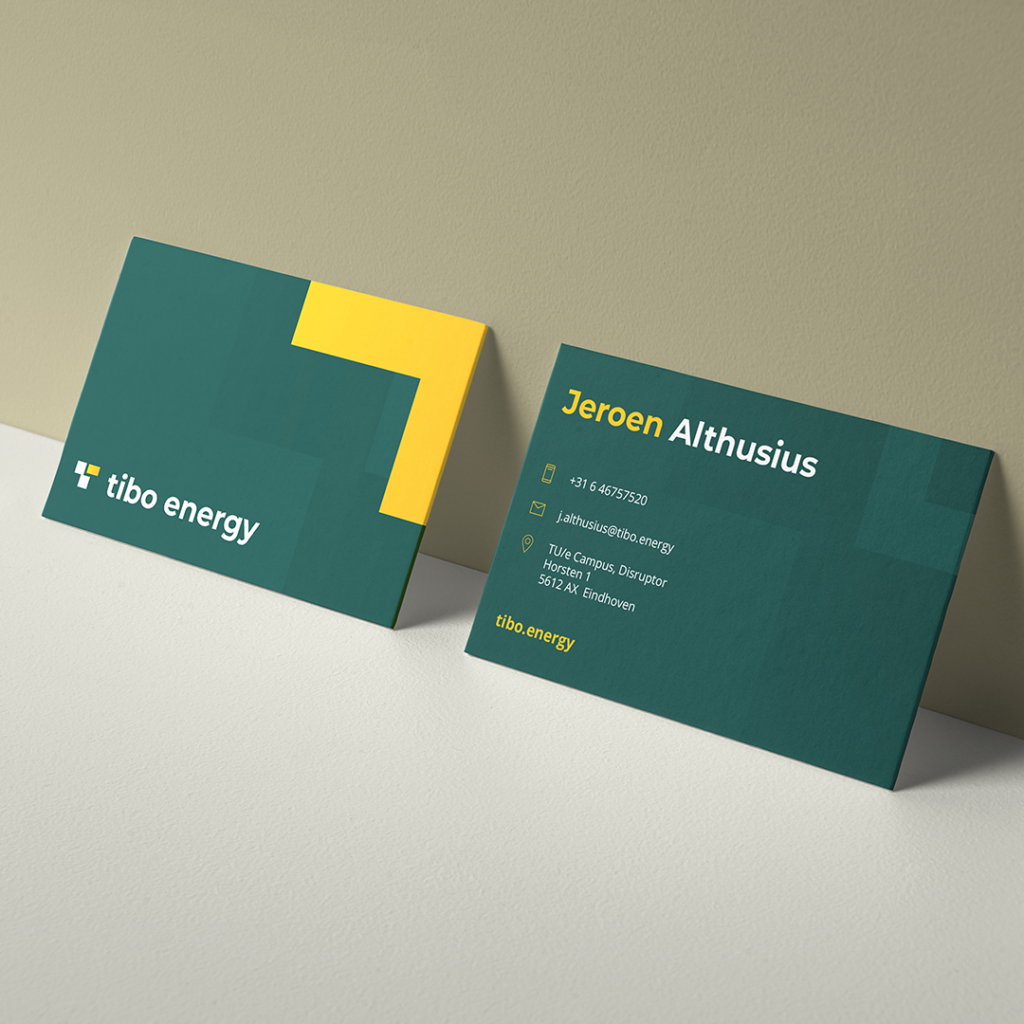 Tibo Energy Business Cards Mockup